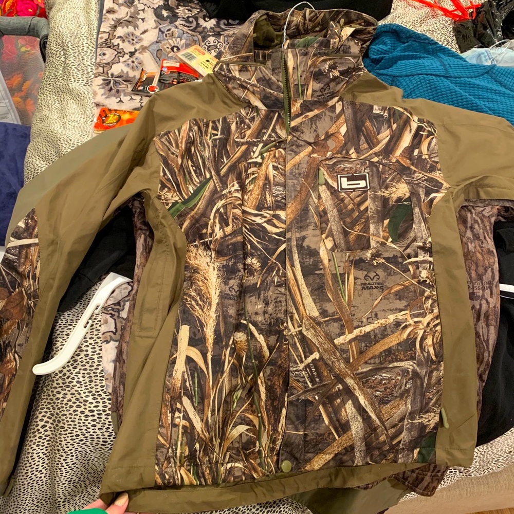 Mossy oak banded zip up jacket